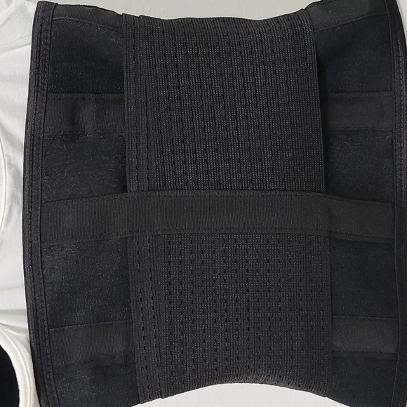 NWT Med Black Sports Waist Trainer, Burner, Shaper Body Belt - Picture 10 of 16